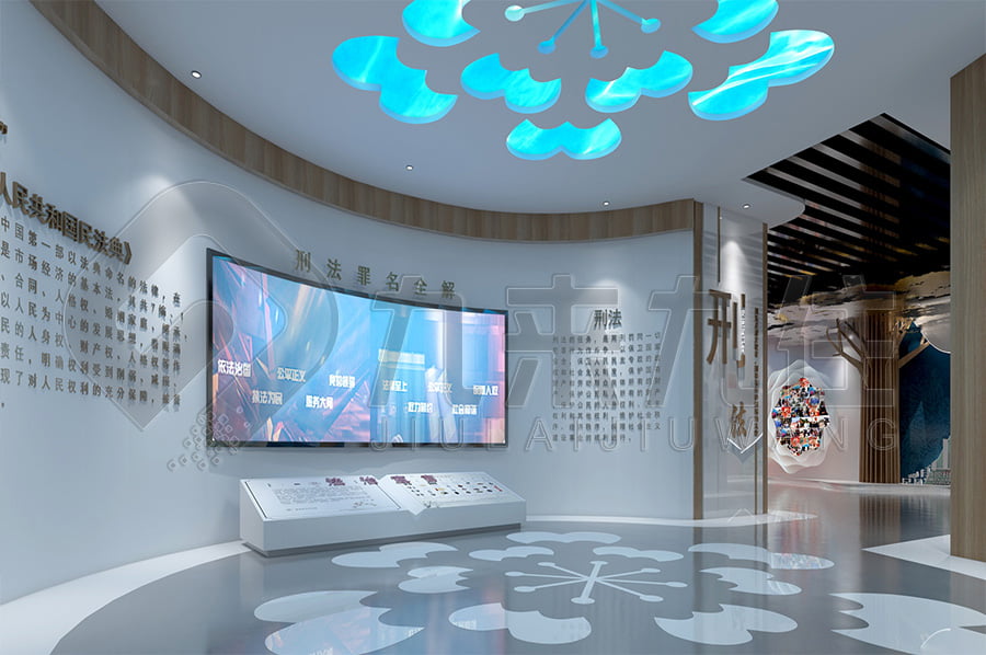 普法教育展廳，普法示范平臺升級改造，公安局普法宣傳館設(shè)計(jì)公司