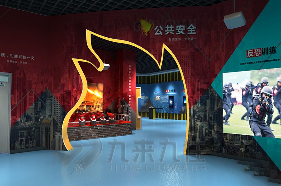 高科技人防博物館設計,環(huán)保智能展覽館施工,人防展館多媒體互動設備