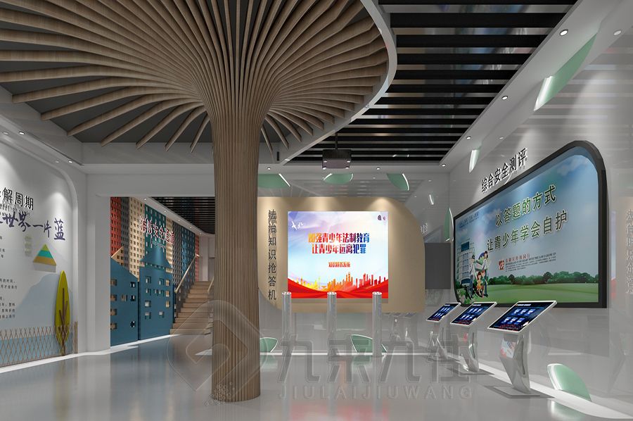 數(shù)字化法治教育展廳建設, 高科技法治展廳設計, 法治教育互動展覽館