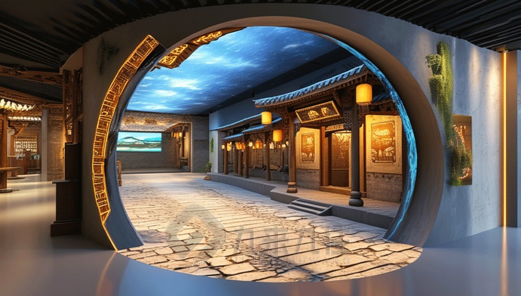 展館多媒體設(shè)計，多媒體展廳設(shè)計效果圖，展館設(shè)計搭建方案