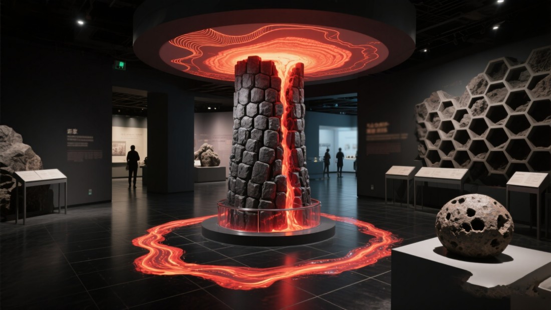 地質(zhì)展館，化石展館