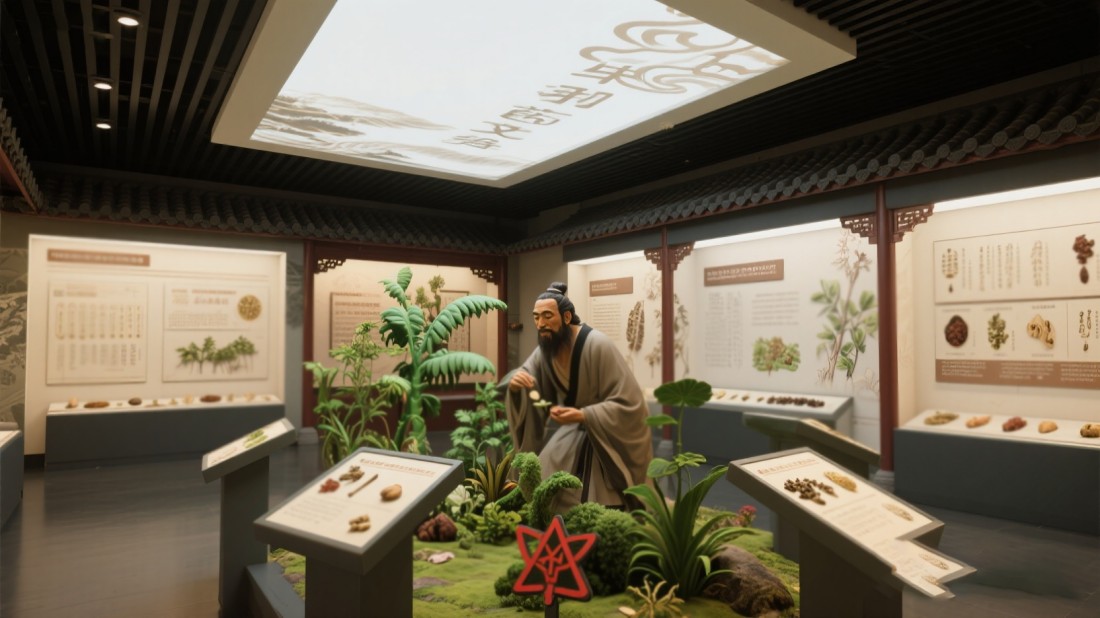 中醫(yī)藥文化展覽館，中醫(yī)體驗(yàn)館