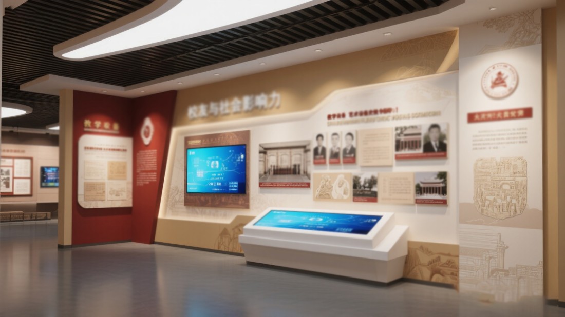 校史館空間設(shè)計(jì)，校史展廳